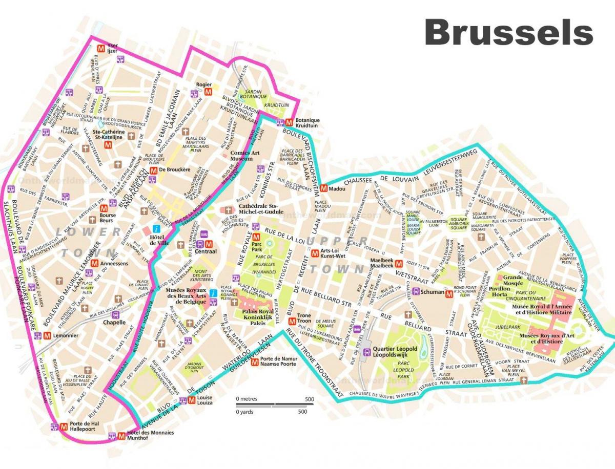 Brusel mapa pdf