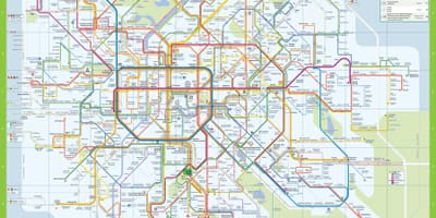 Bruxelles dopravní mapa