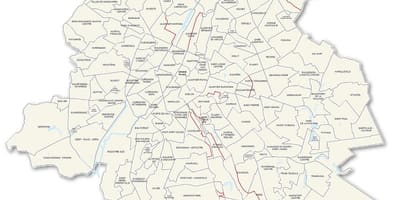 Bruxelles okolí mapě