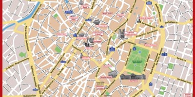 Centrum Brusel ukázat mapu